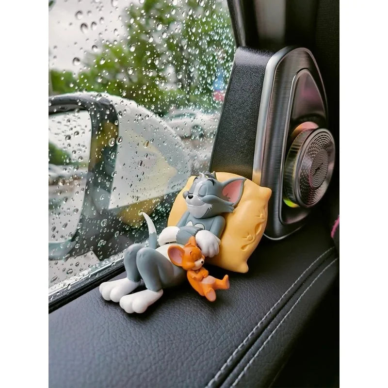 Mini Decorações para carros do Desenho animado Tom e Jerry