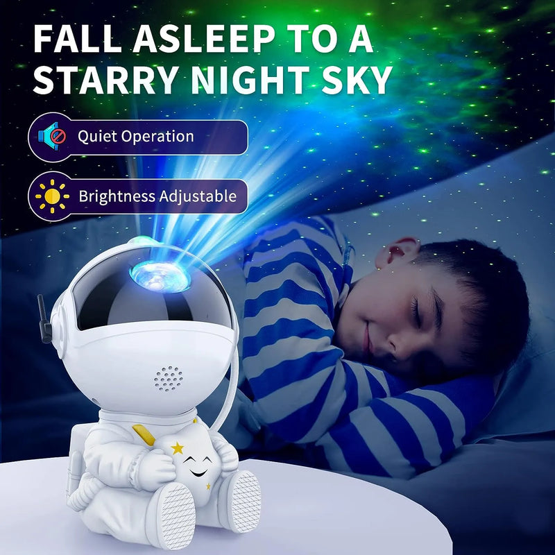 Boneco Astronauta  Projetor de Estrelas da Galáxia